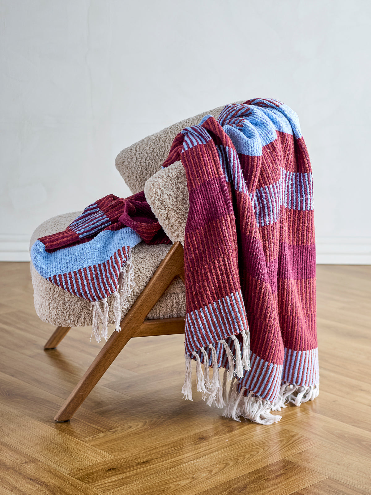 Coperte in cotone riciclato