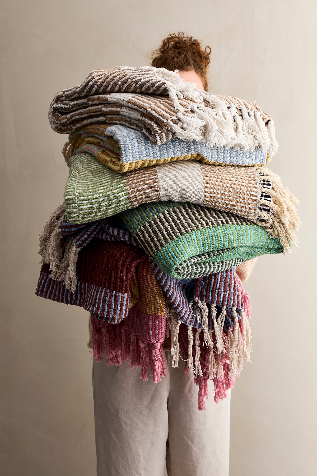 Coperte in cotone riciclato